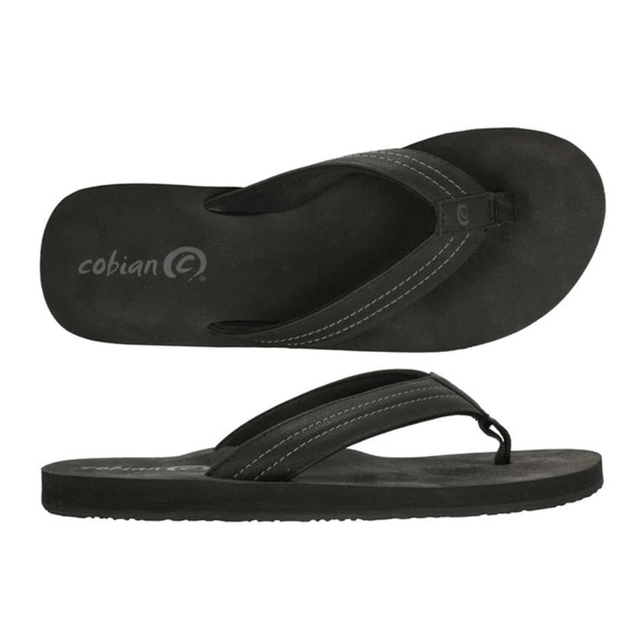 New Cobian The Costa Dark Brown Thong Sandals - Picture 1 of 14